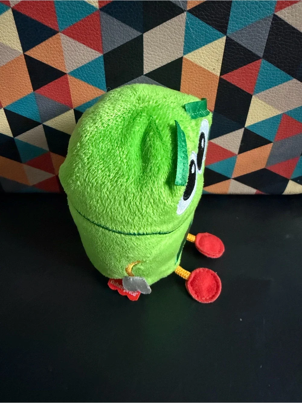 Fisher Price Story Bots Talking Plush Stuffed Animal Toy Green Robot Works